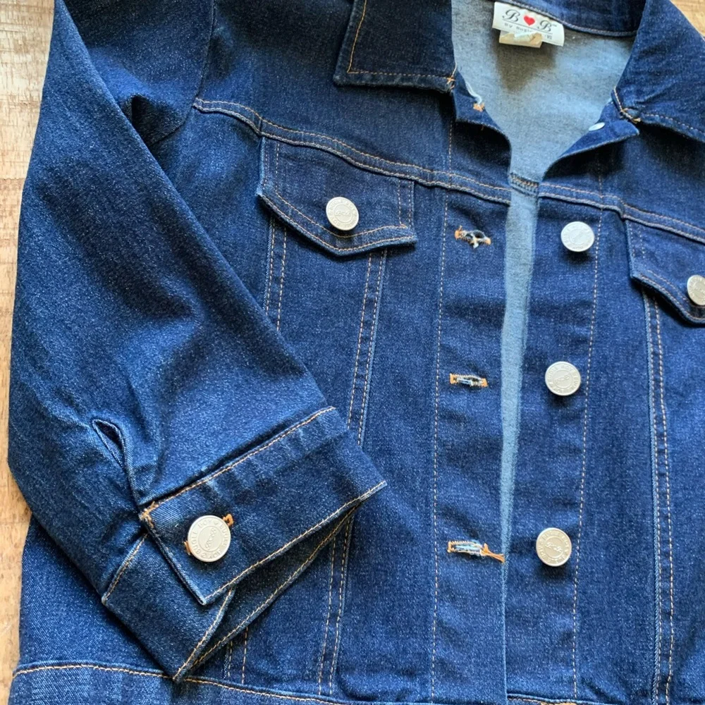 BUGLE BOY crop Blue denim jacket